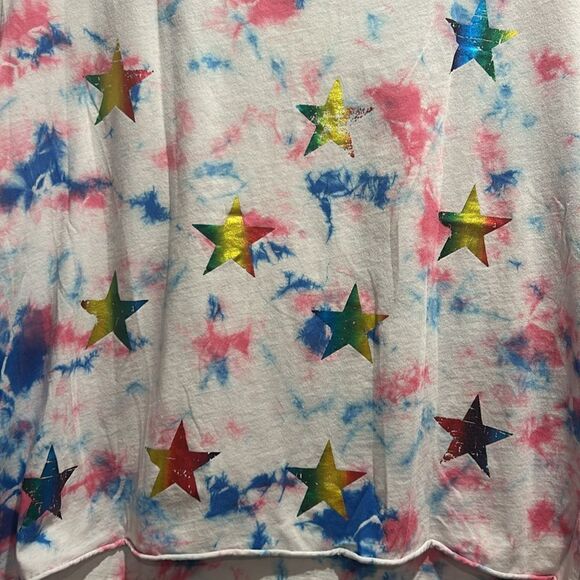 CHRLDR Tie Dye Star T-Shirt, Size Large - Picture 2 of 8